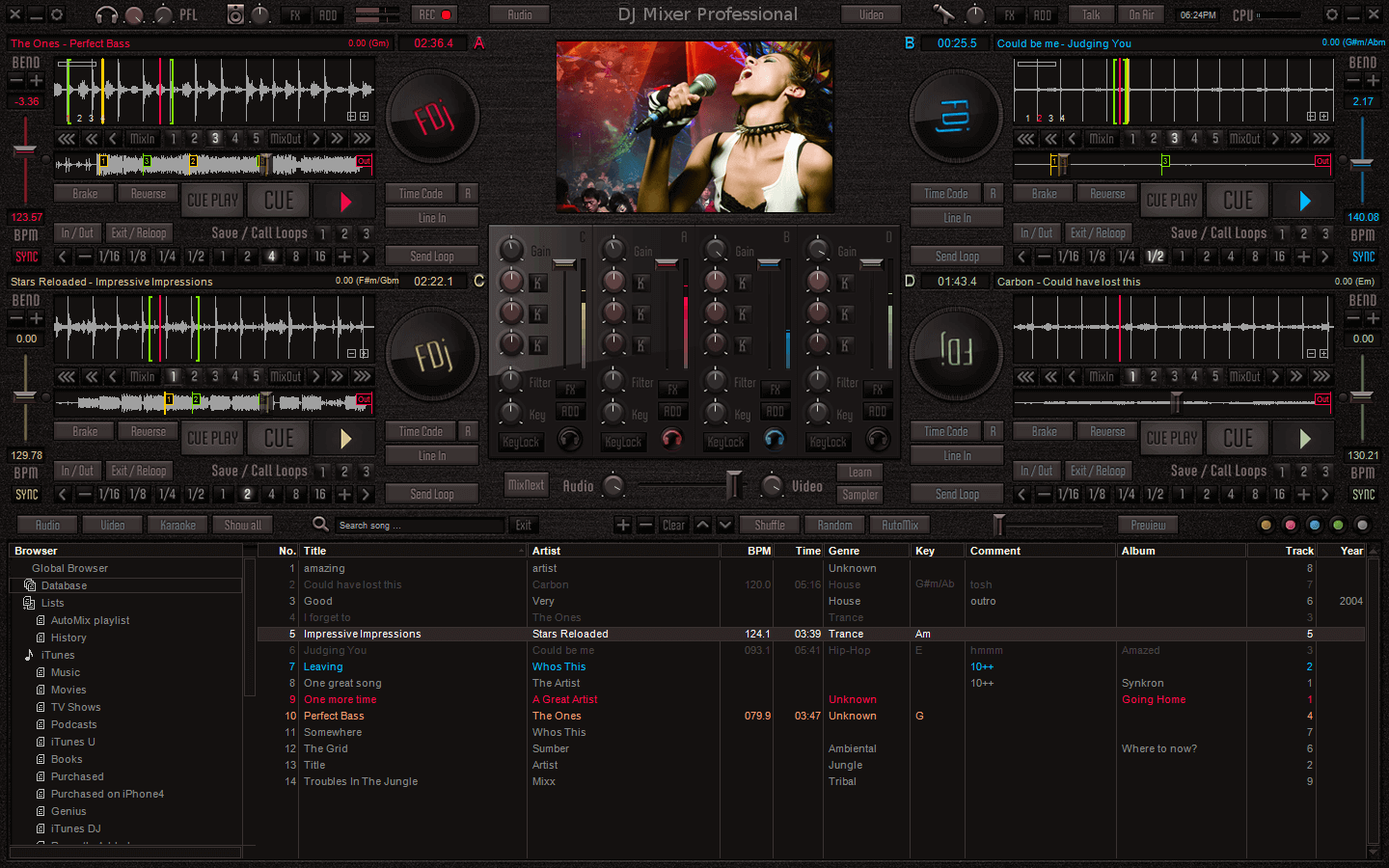 DJ Mixer Express, Easy DJ Mixing software for Mac &